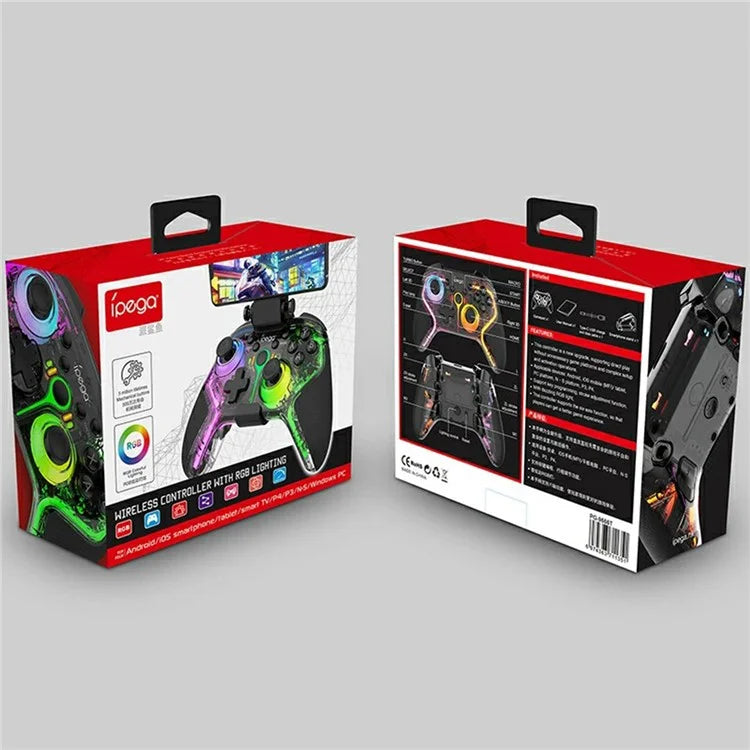IPEGA PG-9666 Game Controller RGB Light Bluetooth Gamepad for Nintendo Switch Phone Computer