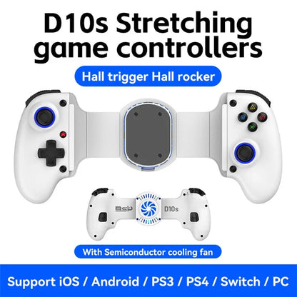 D10S Semiconductor Heat Dissipation Stretching Handle Wireless Game Controller