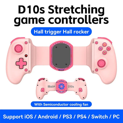 D10S Semiconductor Heat Dissipation Stretching Handle Wireless Game Controller