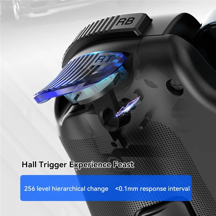 D10 Stretchable Wireless Game Controller Hall-Rocker Handheld Gamepad for Nintendo Switch
