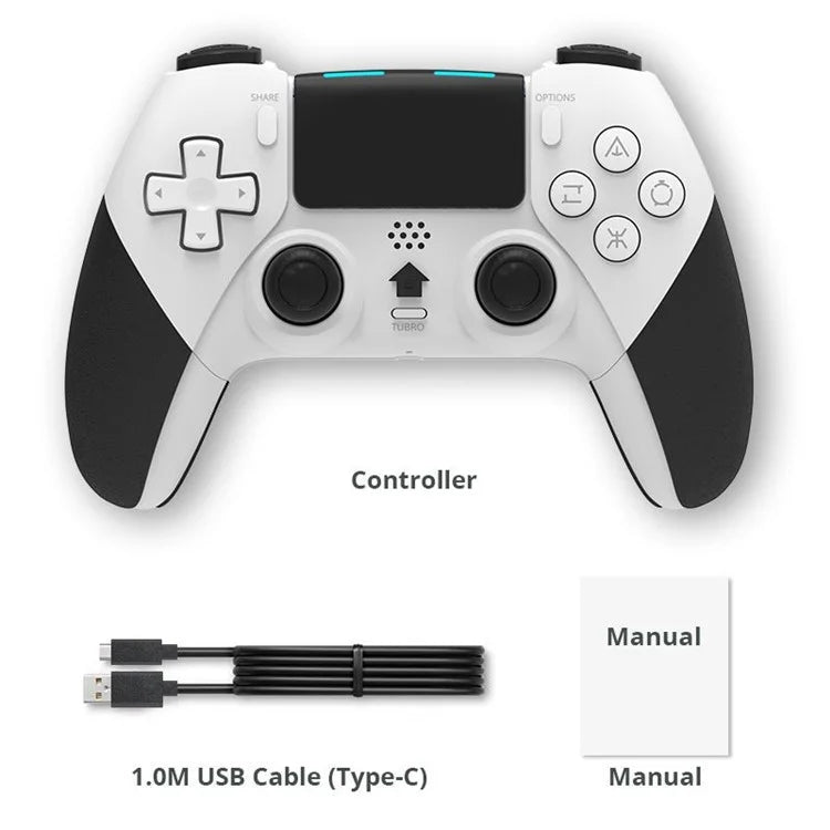 DATA FROG T29 For Sony PS4 / PS4 Slim / Playstation 4 Pro Wireless Bluetooth Gamepad Six-Axis Vibration Turbo Function Game Controller