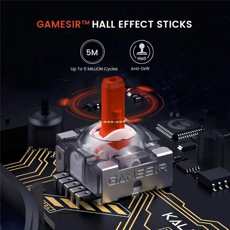 GAMESIR Kaleid For Xbox / Steam / Windows 10 / 11 PC Wired Game Controller RGB Light Hall Effect Gamepad
