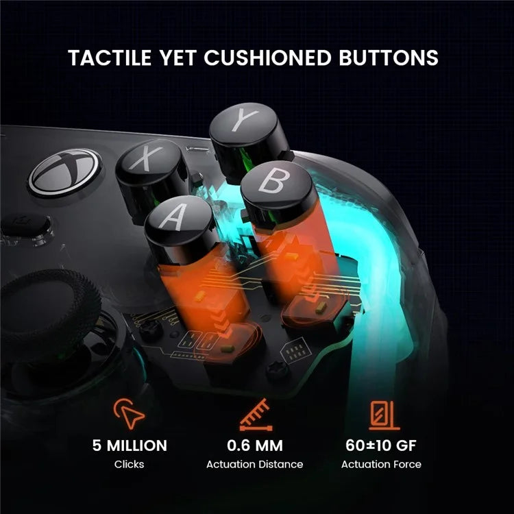 GAMESIR Kaleid For Xbox / Steam / Windows 10 / 11 PC Wired Game Controller RGB Light Hall Effect Gamepad