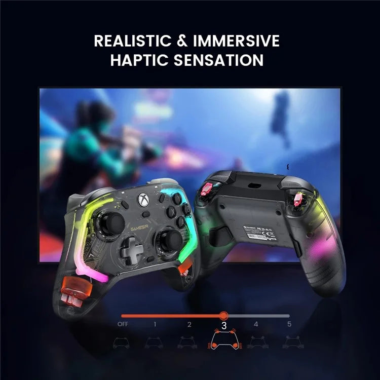 GAMESIR Kaleid For Xbox / Steam / Windows 10 / 11 PC Wired Game Controller RGB Light Hall Effect Gamepad