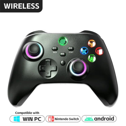 DATA FROG Wireless Bluetooth Gamepad Turbo Function Game Controller for Nintendo Switch / Phone / Computer