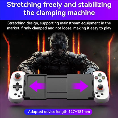 D6DP Wireless Game Controller Stretchable Mobile Phone Bluetooth Gamepad with USB Receiver