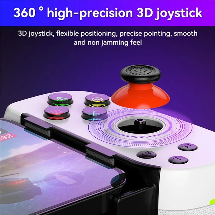 D6DP Wireless Game Controller Stretchable Mobile Phone Bluetooth Gamepad with USB Receiver