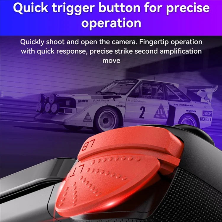 D6DP Wireless Game Controller Stretchable Mobile Phone Bluetooth Gamepad with USB Receiver