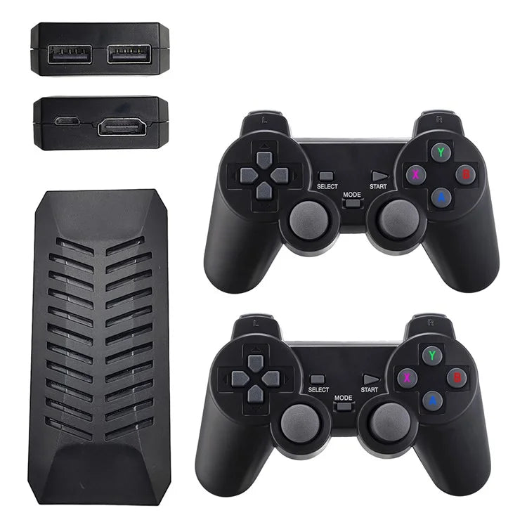M16 128G Built-In 30000 Games HD TV Game Stick with Double Player Wireless Controller