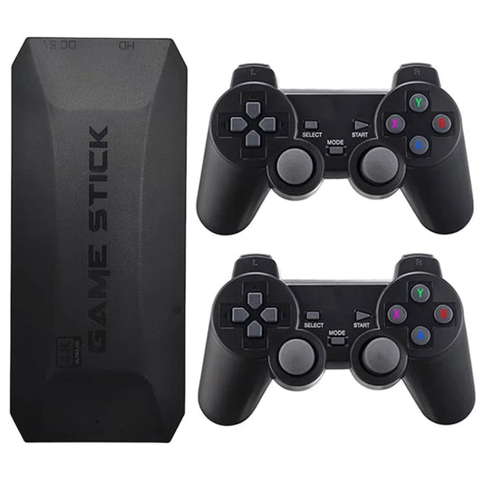 M16 64G Built-In 20000 Games HD TV Game Stick with Double Player Wireless Controller