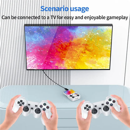 M21 3.5-inch Screen HD Game Machine Two-Player Handheld Game Console, 128G Memory Card / 30000 Games