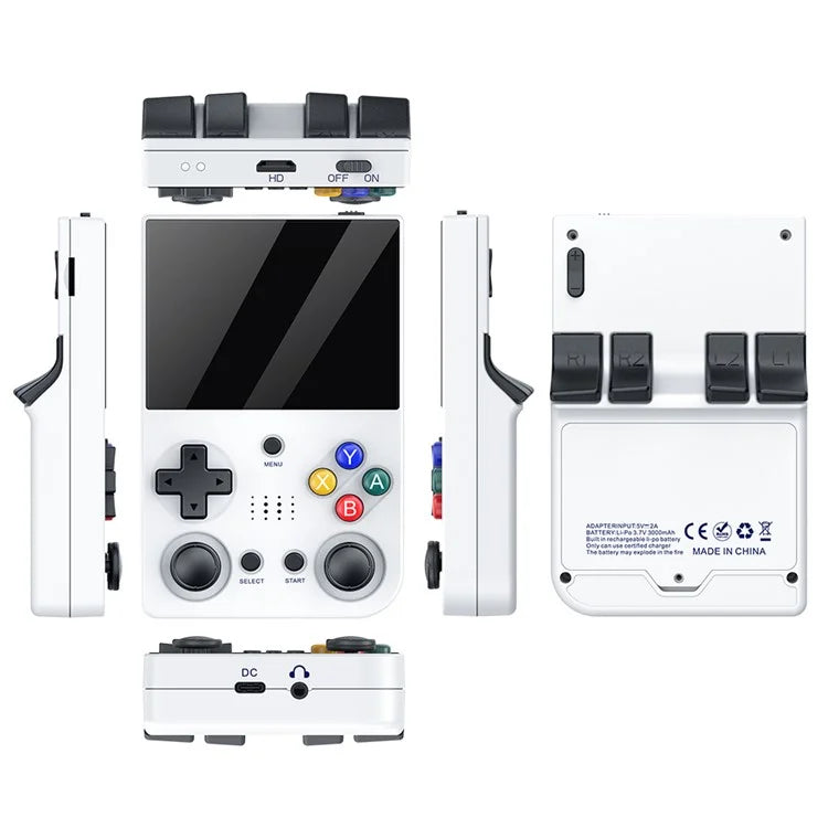 M21 3.5-inch Screen HD Game Machine Two-Player Handheld Game Console, 128G Memory Card / 30000 Games