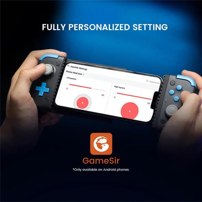 GAMESIR X2S Bluetooth Mobile Gaming Controller for iOS / Android / PC, Adjust Height Hall Effect Joystick