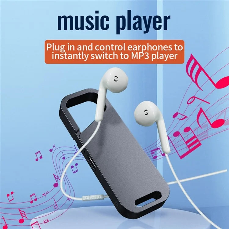 S28 32GB Noise Reduction Digital Audio Voice Recorder MP3 Player with Wire Headphone