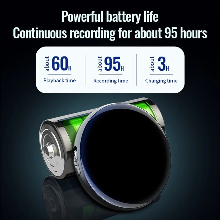 M29 8GB Noise Reduction Smart Digital Audio Voice Recorder MP3 Player without Screen