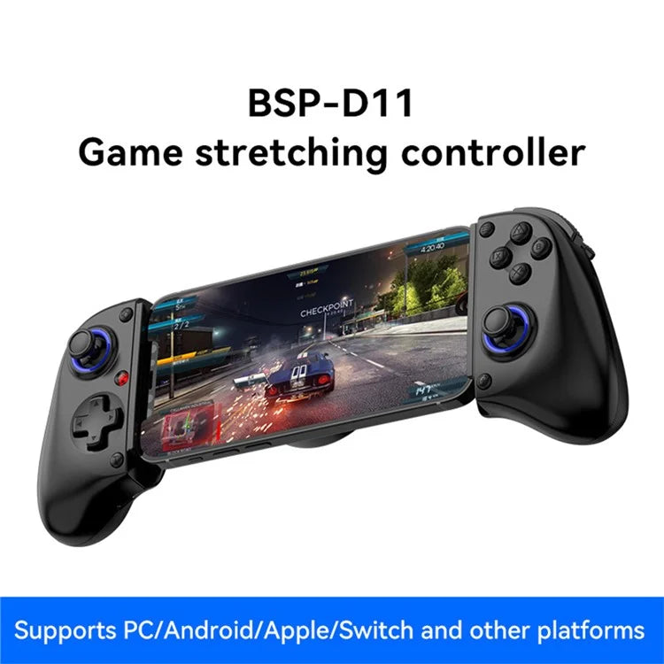 DSP-D11 Bluetooth Stretchable Game Controller Wireless Gamepad for Nintendo Switch / iOS / Android