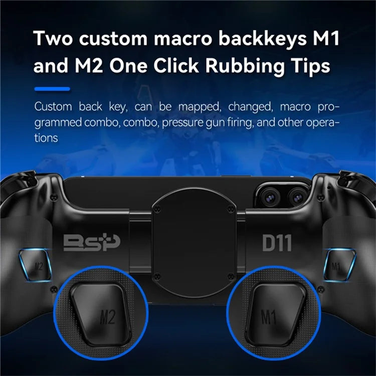 DSP-D11 Bluetooth Stretchable Game Controller Wireless Gamepad for Nintendo Switch / iOS / Android