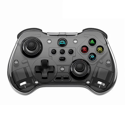 Z01X Transparent Design Bluetooth Gamepad Six-Axis Dual Motor Vibration Game Controller
