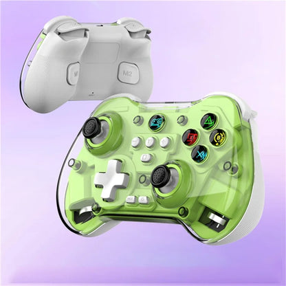 Z01X Transparent Design Bluetooth Gamepad Six-Axis Dual Motor Vibration Game Controller