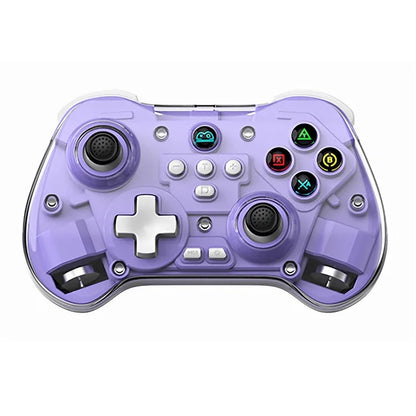 Z01X Transparent Design Bluetooth Gamepad Six-Axis Dual Motor Vibration Game Controller