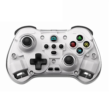 Z01X Transparent Design Bluetooth Gamepad Six-Axis Dual Motor Vibration Game Controller