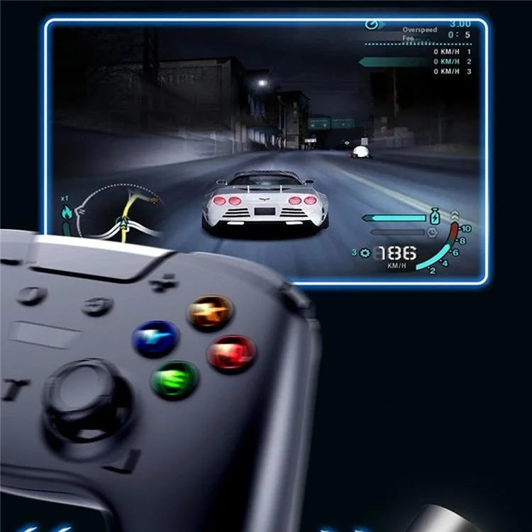HY-9013 For Switch PS3 Steam Wireless Game Controller One-Click Turbo Function Gamepad with 6 Axis