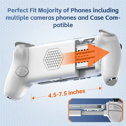 GAMWING Type-C Mobile Game Controller Wired / Wireless Retractable Phone Controller