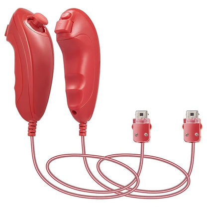 8530 For Nintendo Wii Anti-Slip Design 1:1 Curved Wired Game Controller Remote with Cable