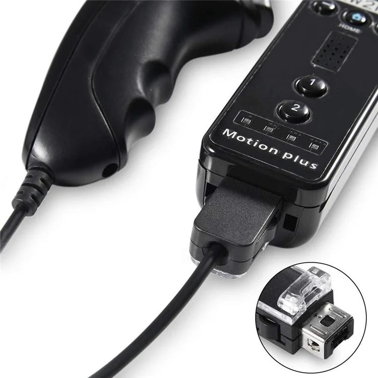8530 For Nintendo Wii Anti-Slip Design 1:1 Curved Wired Game Controller Remote with Cable