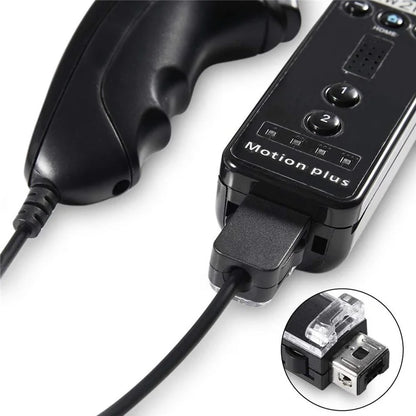 8530 For Nintendo Wii Anti-Slip Design 1:1 Curved Wired Game Controller Remote with Cable