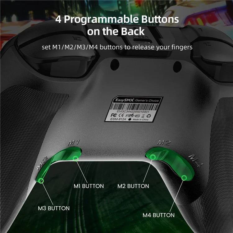 EASYSMX ESM-9124 Bluetooth Gamepad Wireless Gaming Controller for Nintendo Switch Android iOS Windows