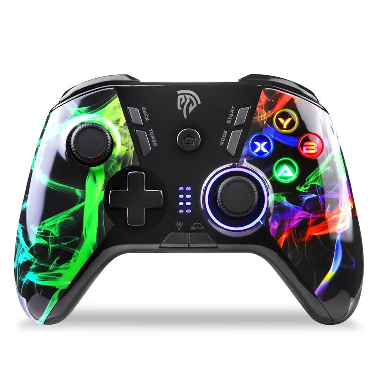 EASYSMX ESM-9110 LED Wireless PC Gamepad Programming Dongle Directly Connected to Game Controller