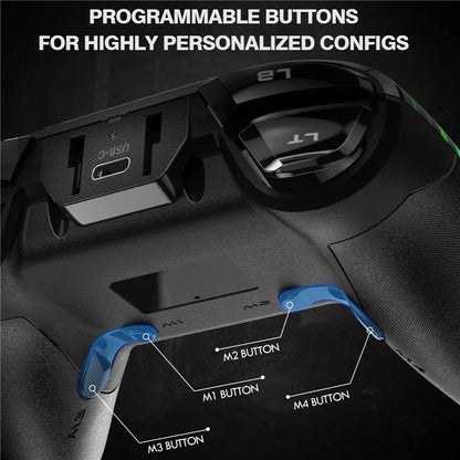 EASYSMX ESM-9110 LED Wireless PC Gamepad Programming Dongle Directly Connected to Game Controller