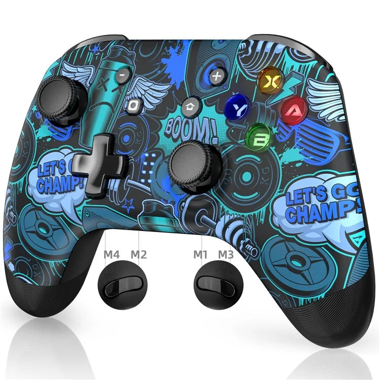 EASYSMX ESM-9124 Wireless Gamepad Bluetooth Joystick Controller for Nintendo Switch, Windows PC