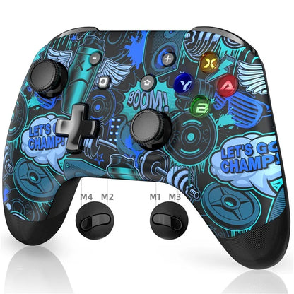 EASYSMX ESM-9124 Wireless Gamepad Bluetooth Joystick Controller for Nintendo Switch, Windows PC