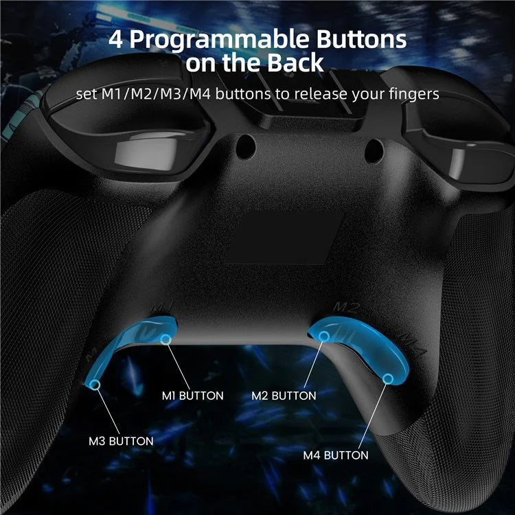 EASYSMX ESM-9124 Wireless Gamepad Bluetooth Joystick Controller for Nintendo Switch, Windows PC