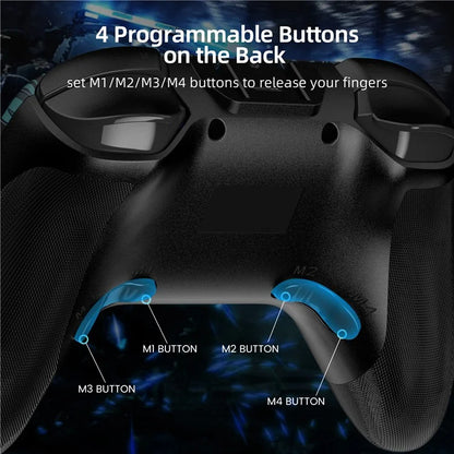EASYSMX ESM-9124 Wireless Gamepad Bluetooth Joystick Controller for Nintendo Switch, Windows PC