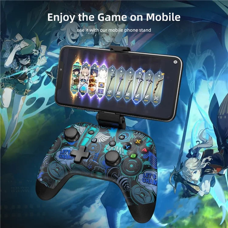 EASYSMX ESM-9124 Wireless Gamepad Bluetooth Joystick Controller for Nintendo Switch, Windows PC