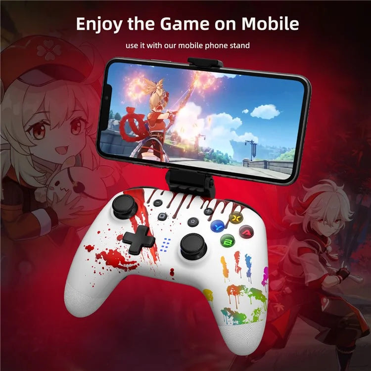 EASYSMX ESM-9124 Wireless Gamepad Bluetooth Joystick Controller for Nintendo Switch, Windows PC