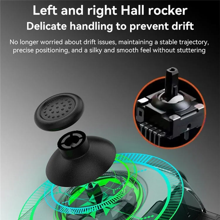 D7 Stretchable Wireless Controller for Game Console Bluetooth Gamepad Left / Right Hall Rocker Game Handle