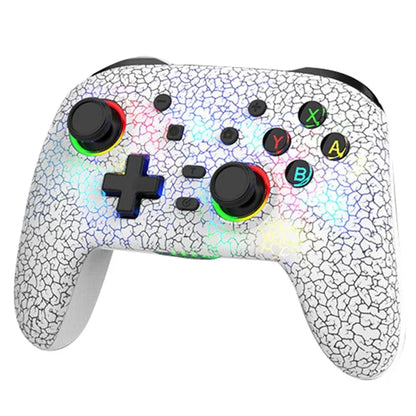 S09 Six Axis Vibration Bluetooth Controller TURBO Comb Wireless Gamepad with Dazzling Light for E-Sports