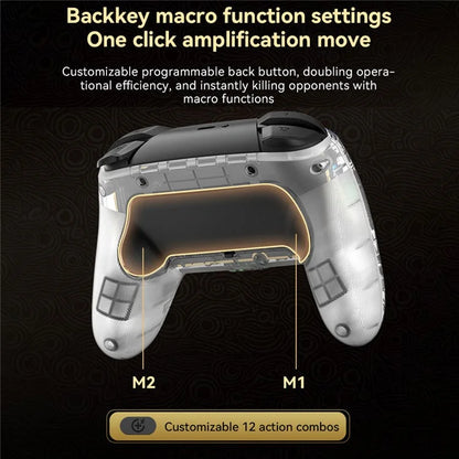 S09 Six Axis Vibration Bluetooth Controller TURBO Comb Wireless Gamepad with Dazzling Light for E-Sports