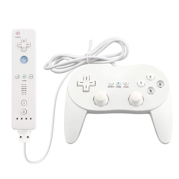 8553 Gamepad for Nintendo Wii, WiiU Game Console Wired Controller with 1.1m Cable