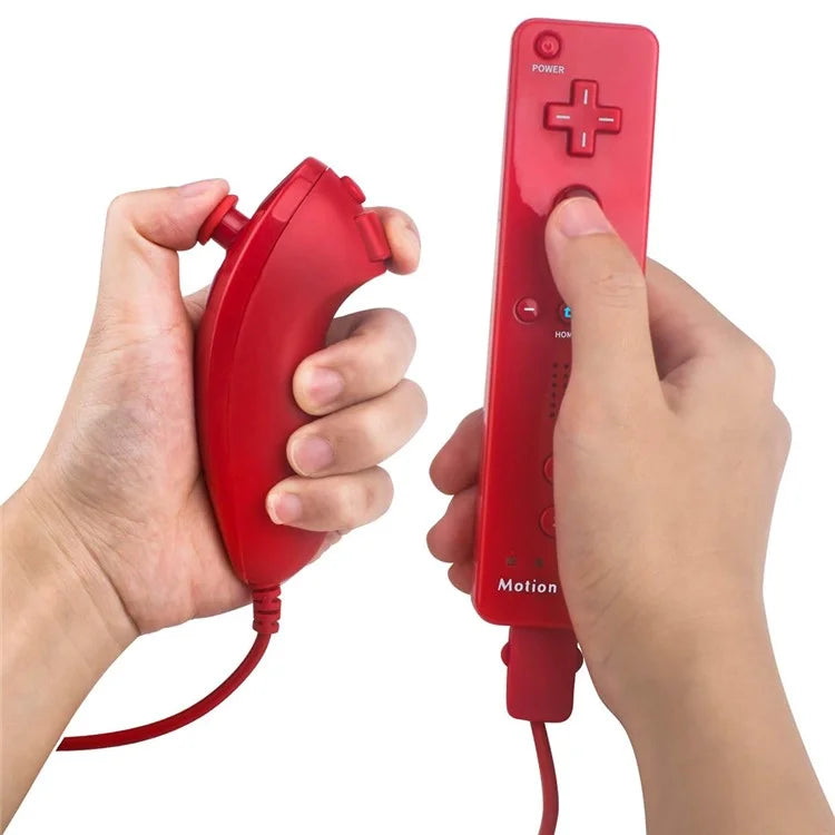 8512 For Wii U / Wii Console Remote Controller Game Wireless Handle Grip Built-in Motion Plus