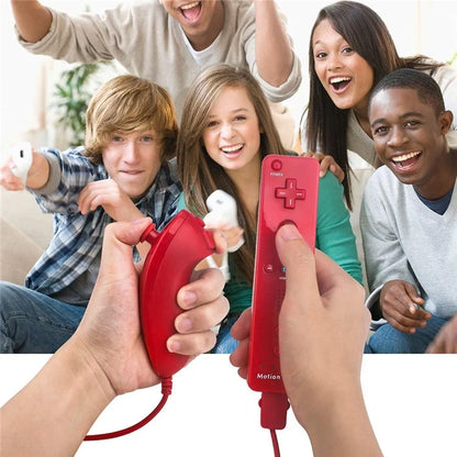 8512 For Wii U / Wii Console Remote Controller Game Wireless Handle Grip Built-in Motion Plus