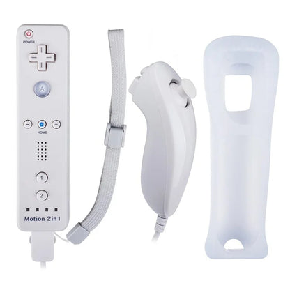 8512 For Wii U / Wii Console Remote Controller Game Wireless Handle Grip Built-in Motion Plus