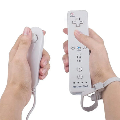 8512 For Wii U / Wii Console Remote Controller Game Wireless Handle Grip Built-in Motion Plus