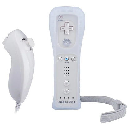 8512 For Wii U / Wii Console Remote Controller Game Wireless Handle Grip Built-in Motion Plus