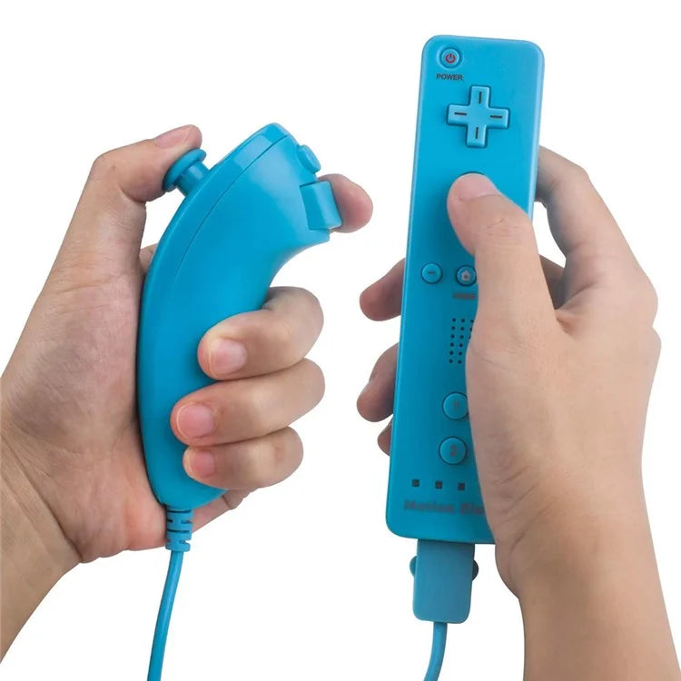 8512 For Wii U / Wii Console Remote Controller Game Wireless Handle Grip Built-in Motion Plus