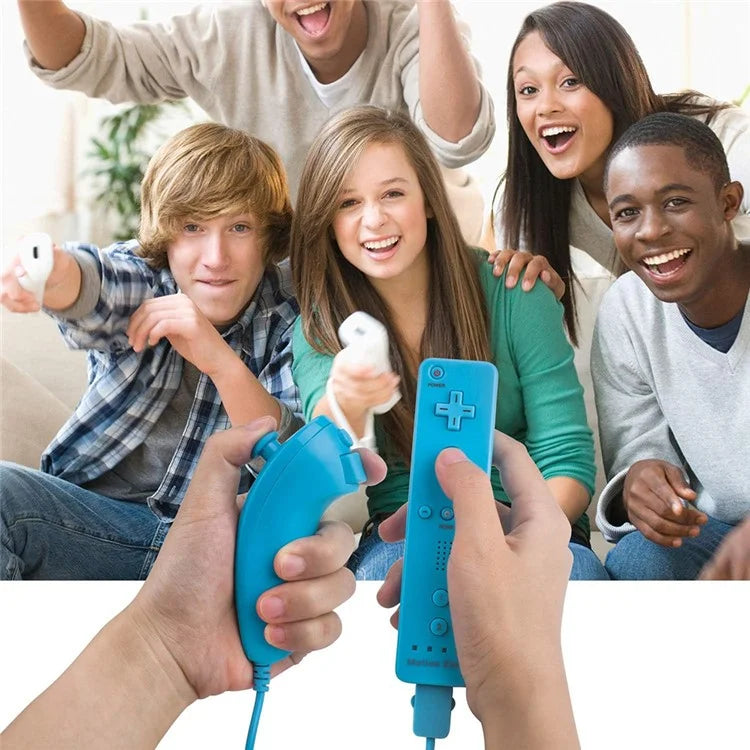 8512 For Wii U / Wii Console Remote Controller Game Wireless Handle Grip Built-in Motion Plus